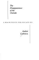 Cover of The disappearance of the outside