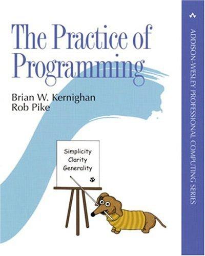 Cover of The Practice of Programming