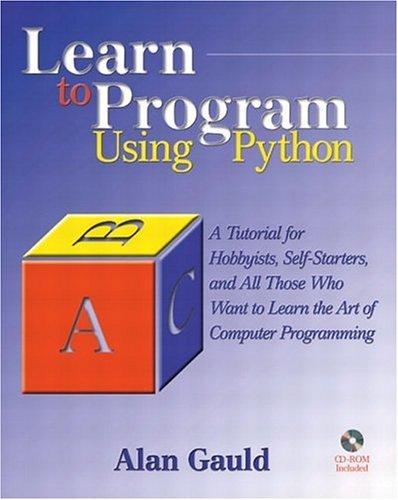 Cover of Learn to Program Using Python