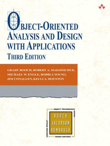 Cover of Object-oriented analysis and design with applications