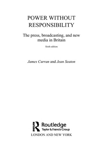 Cover of Power Without Responsibility