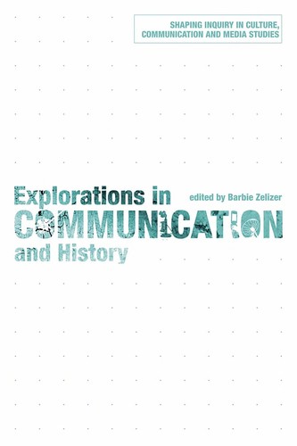 Cover of Explorations in communication and history