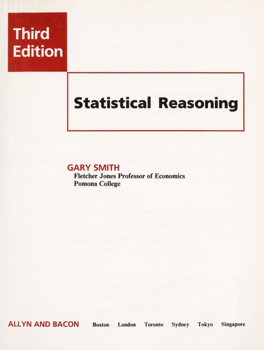 Cover of Statistical reasoning