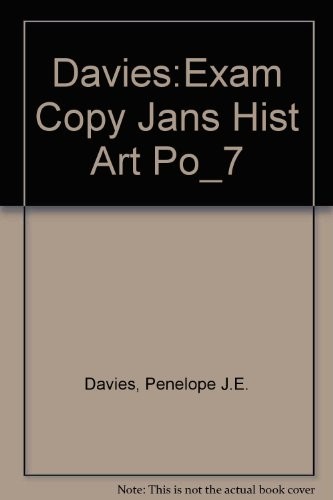 Cover of Exam Copy for Janson's History of Art Portable Edition Book 3