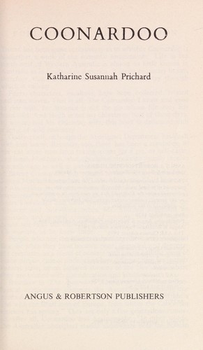 Cover of Coonardoo