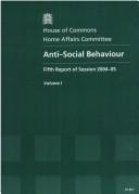 Cover of Anti-Social Behaviour
