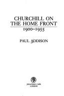 Cover of Churchill on the home front