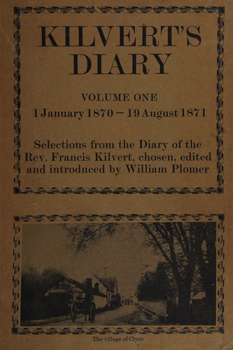 Cover of Kilvert's diary