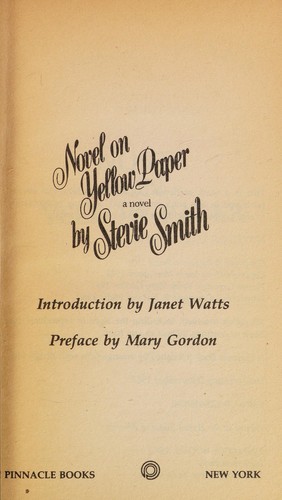 Cover of Novel on yellow paper