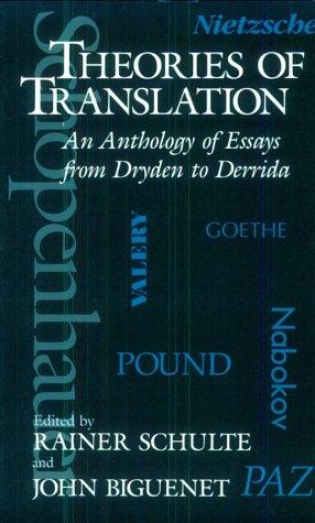 Cover of Theories of translation