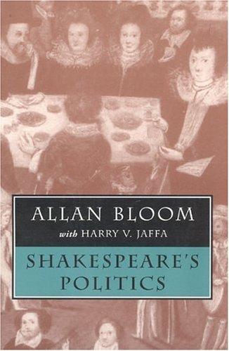 Cover of Shakespeare's politics