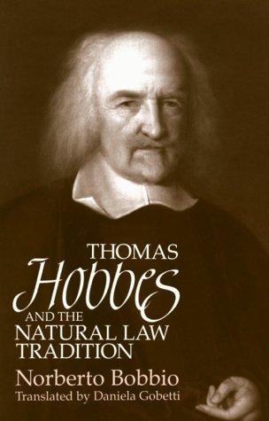 Cover of Thomas Hobbes and the natural law tradition