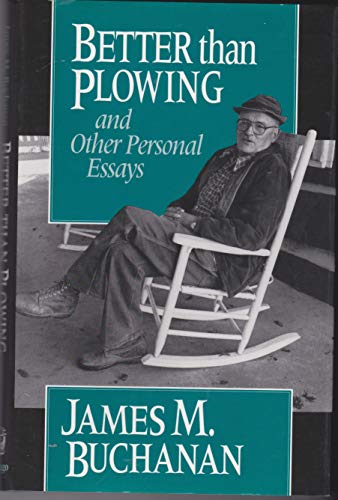 Cover of Better than Plowing and Other Personal Essays