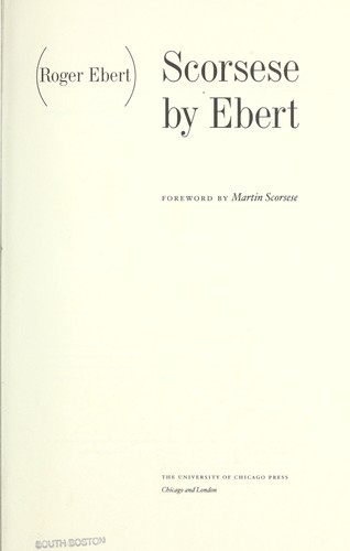Cover of Scorsese