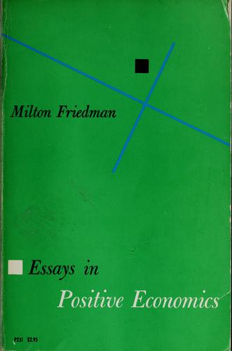 Cover of Essays in positive economics