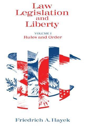 Cover of Law, Legislation and Liberty, Volume 1