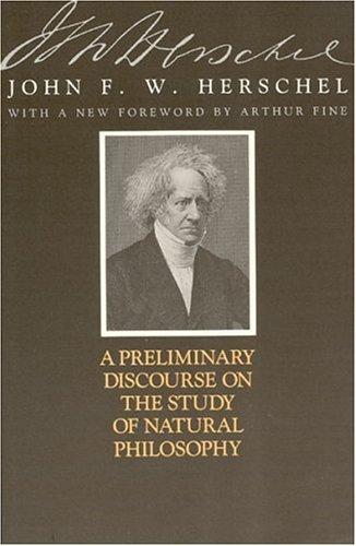Cover of A preliminary discourse on the study of natural philosophy