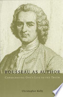 Cover of Rousseau as Author
