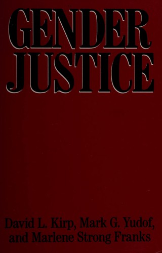 Cover of Gender justice
