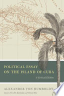 Cover of Political Essay on the Island of Cuba