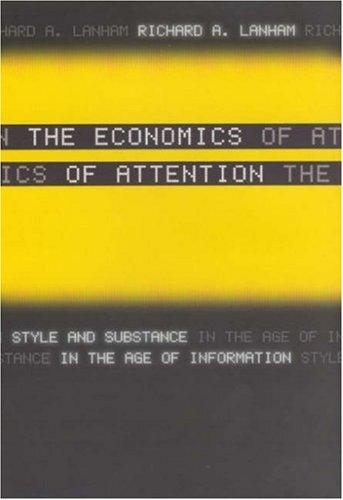Cover of The economics of attention