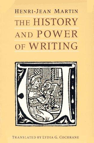 Cover of The history and power of writing