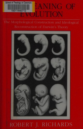 Cover of The meaning of evolution