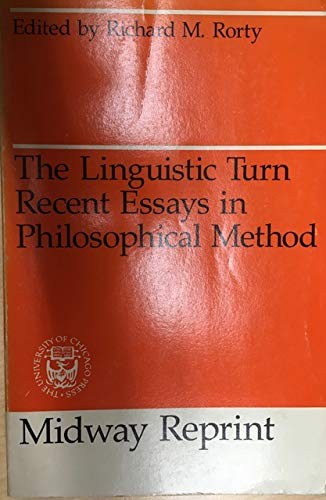 Cover of The linguistic turn