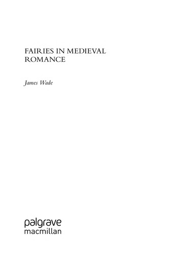 Cover of Fairies in medieval romance