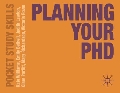Cover of Planning your PhD