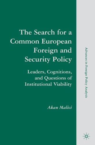 Cover of The Search for a Common European Foreign and Security Policy