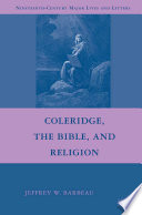 Cover of Coleridge, the Bible, and Religion