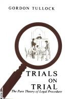 Cover of Trials on trial