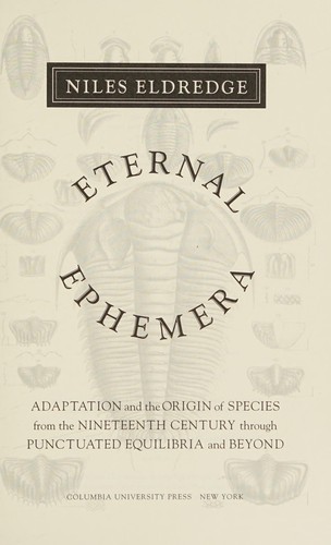 Cover of Eternal ephemera
