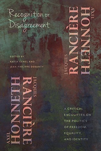 Cover of Recognition or Disagreement: A Critical Encounter on the Politics of Freedom, Equality, and Identity
