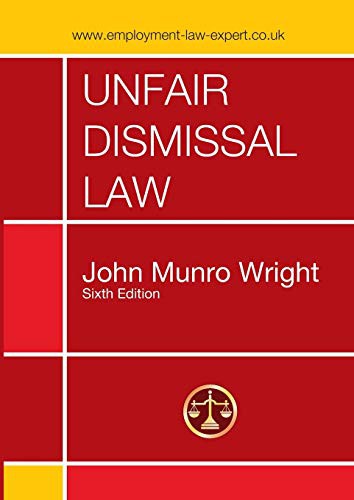 Cover of Unfair Dismissal Law Sixth Edition