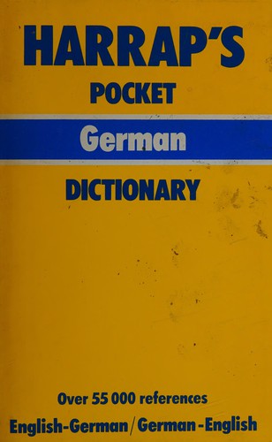 Cover of Harrap's Pocket German Dictionary