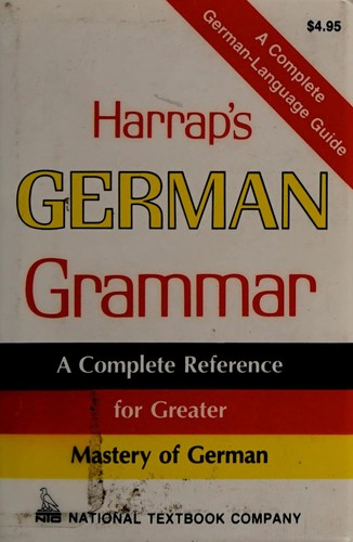 Cover of Harrap's German grammar