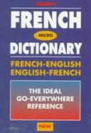 Cover of Harrap's micro English-French dictionary =