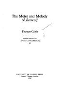 Cover of The meter and melody of Beowulf