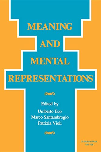 Cover of Meaning and Mental Representations