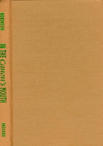 Cover of In the canon's mouth