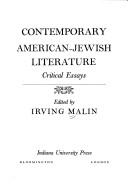 Cover of Contemporary American-Jewish literature