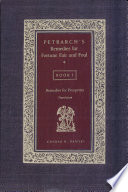 Cover of Petrarch's Remedies for Fortune Fair and Foul: Book I