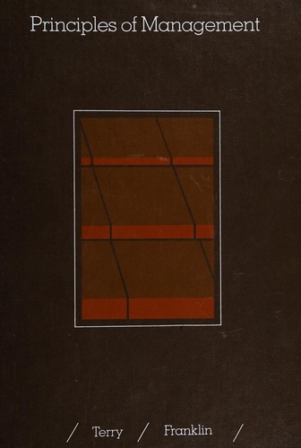 Cover of Principles of management