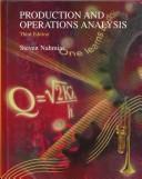 Cover of Production and operations analysis