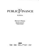 Cover of Public finance