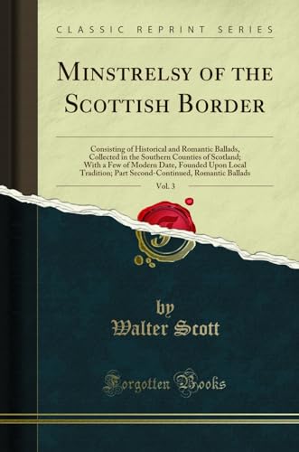 Cover of Minstrelsy of the Scottish Border, Vol. 3