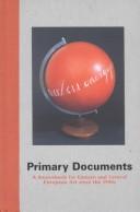 Cover of Primary documents
