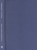 Cover of Gadamer's Century